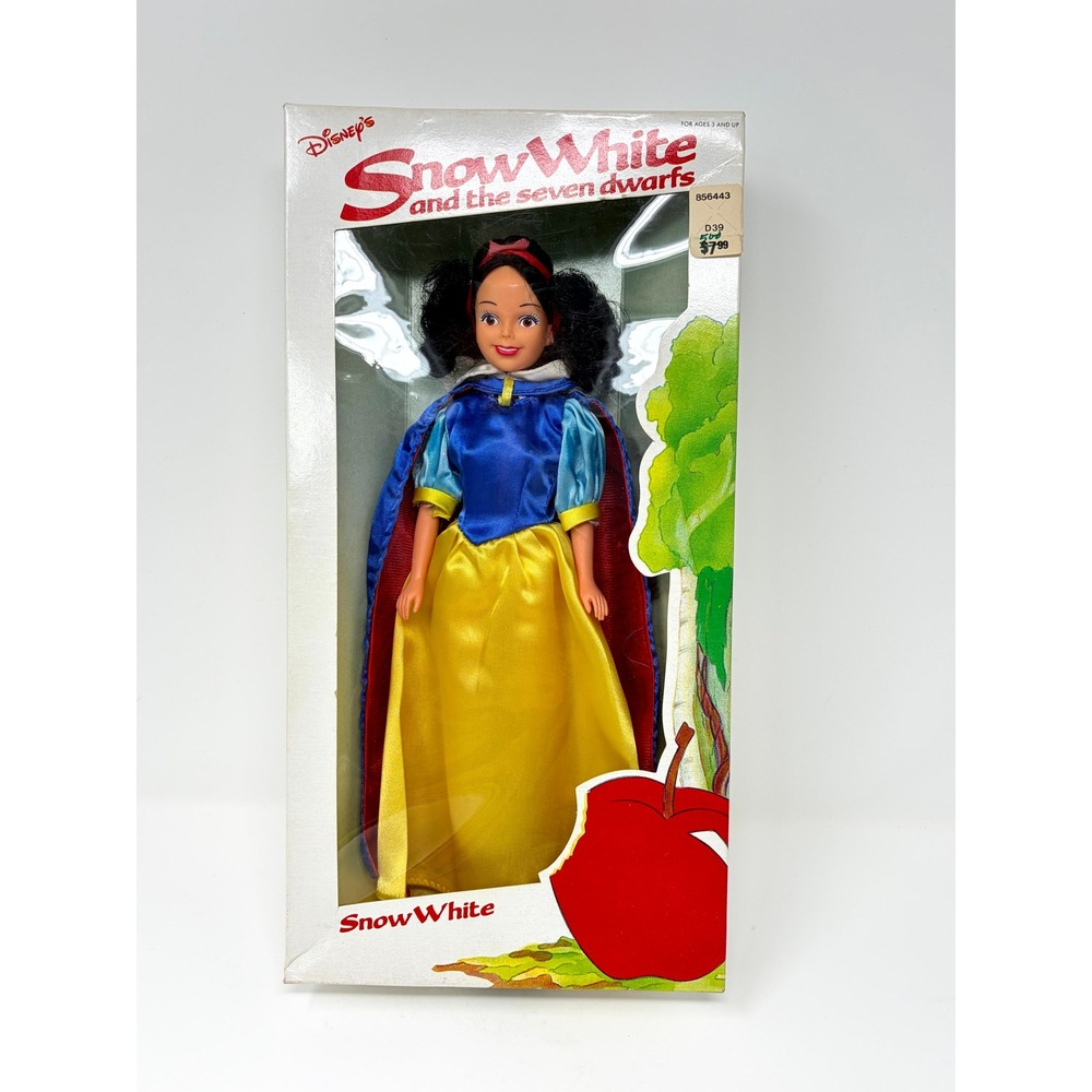 Vintage Disney Snow White 11.5" Fully Jointed Doll Bikin Express NIB 1990s